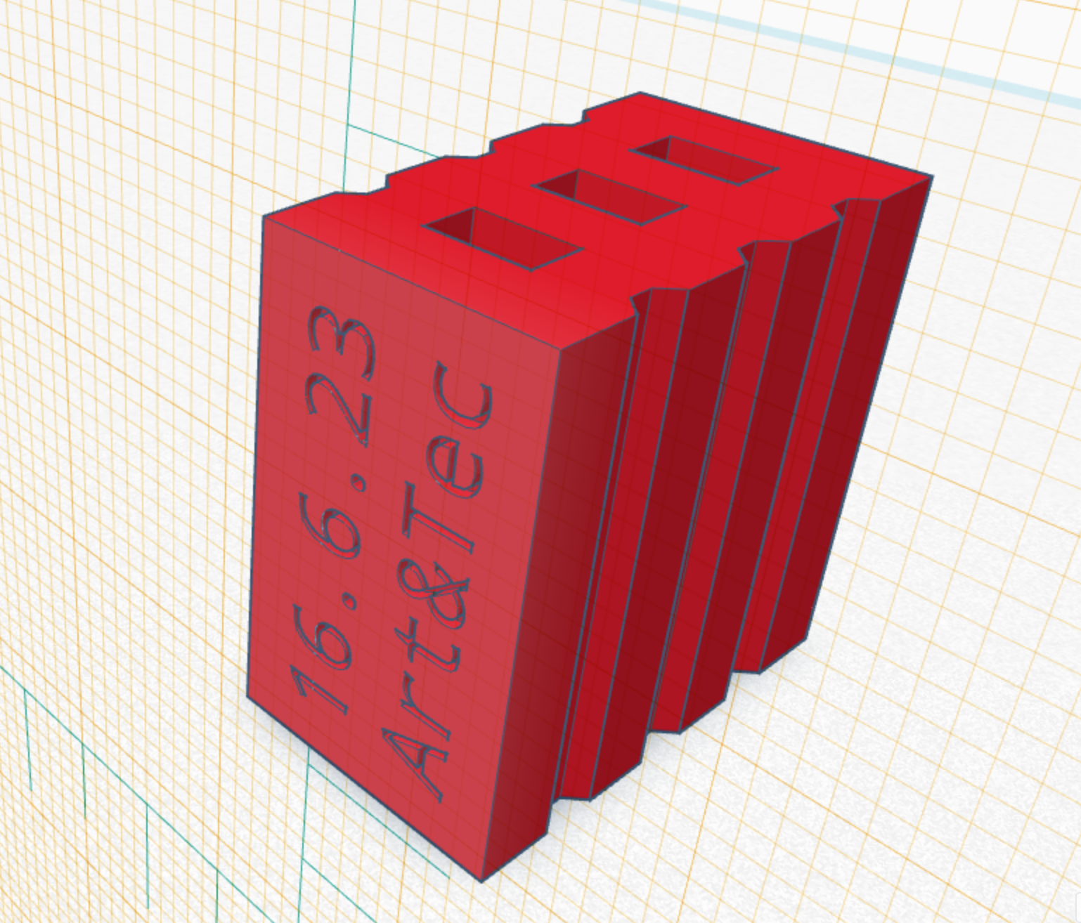 3D-design-Ziegel-Coin-klein-mit-Magnet-Tinkercad